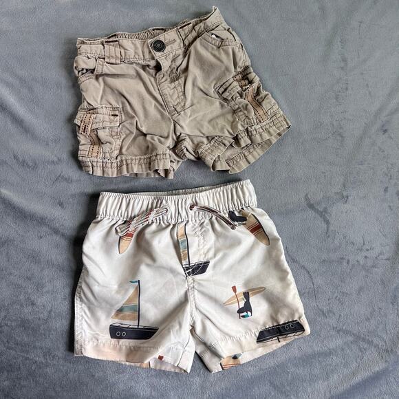 Baby Boy Summer shorts set of 2 pair 6M - Picture 1 of 6